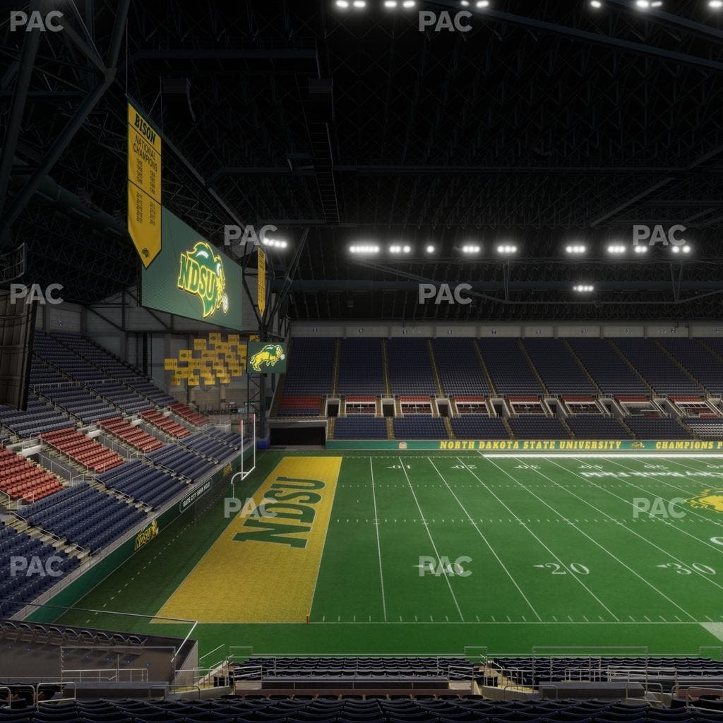 Fargodome - Section Elevated 5 Seat View