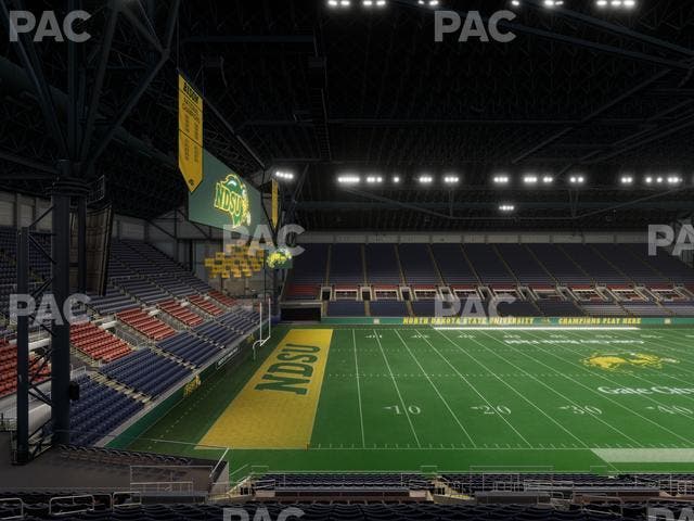 Fargodome - Section Elevated 5 Seat View