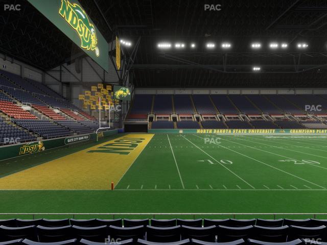 Fargodome - Section Elevated 5 Seat View