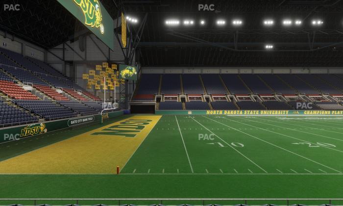 Fargodome - Section Elevated 5 Seat View