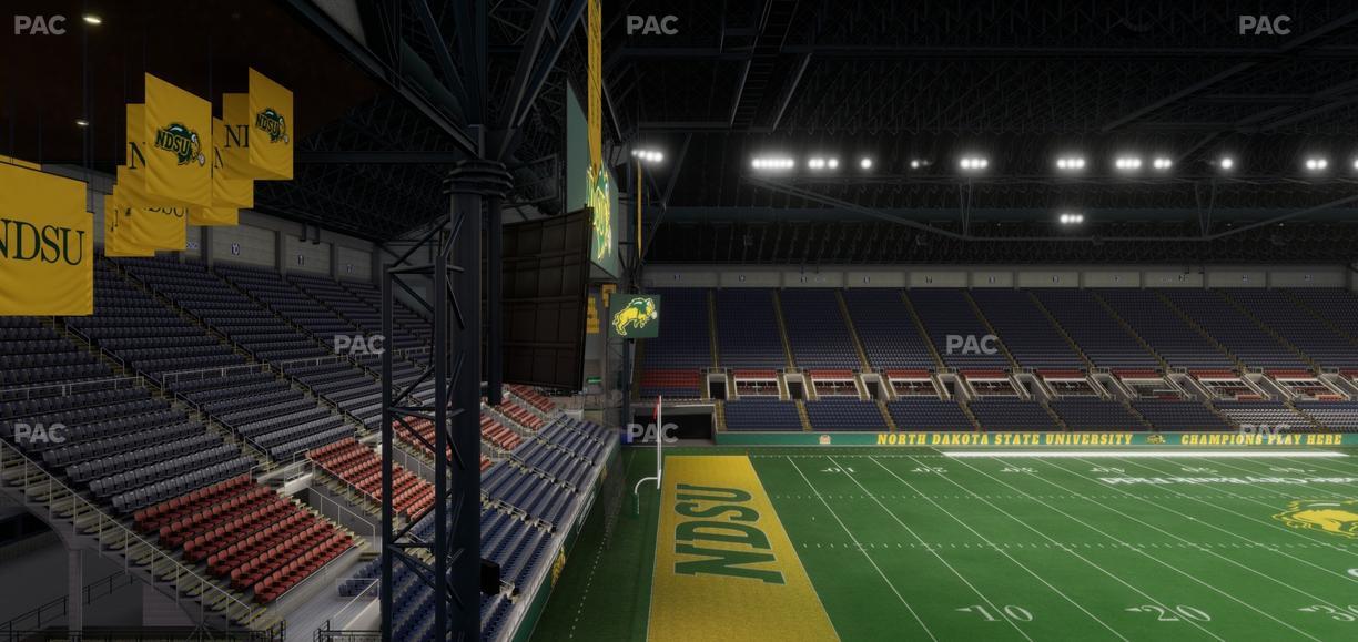 Fargodome - Section Elevated 6 Seat View