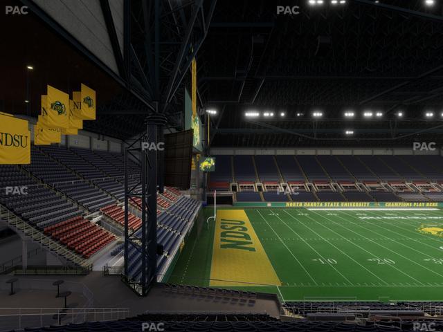 Fargodome - Section Elevated 6 Seat View