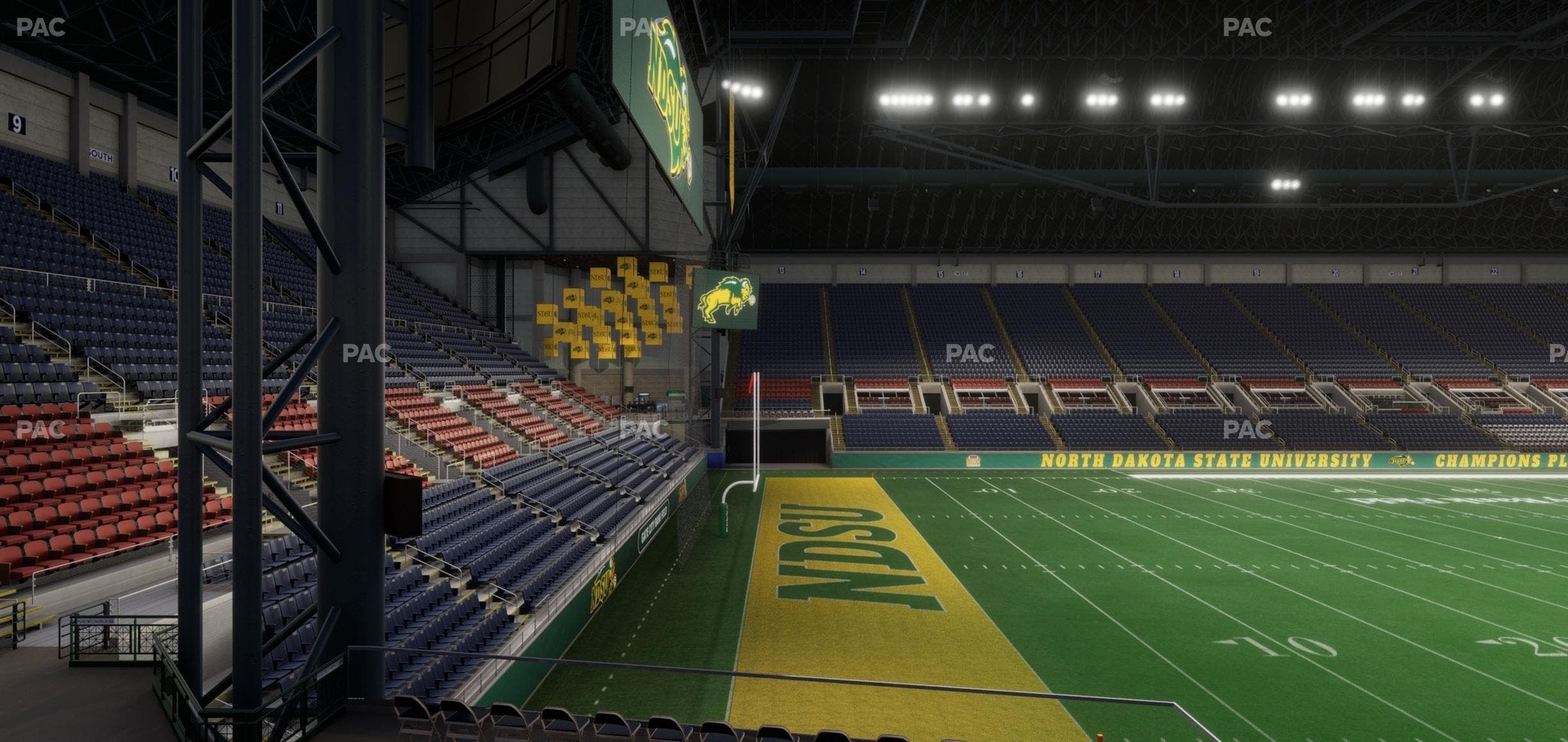 Fargodome - Section Elevated 6 Seat View
