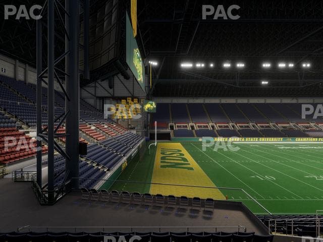 Fargodome - Section Elevated 6 Seat View