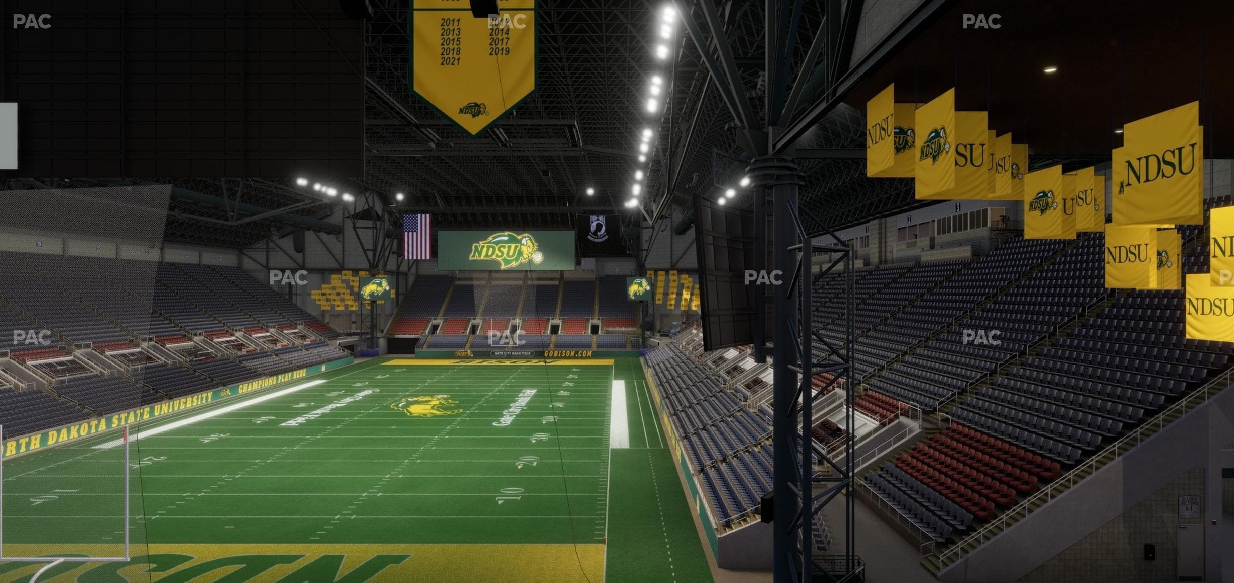 Fargodome - Section Elevated 7 Seat View