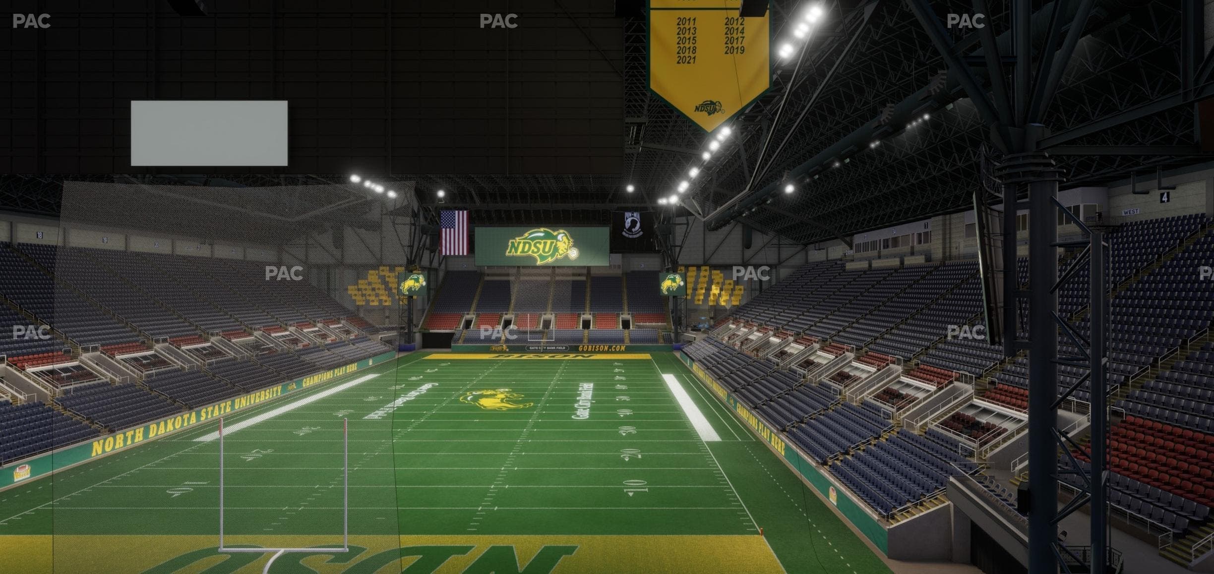 Fargodome - Section Elevated 8 Seat View