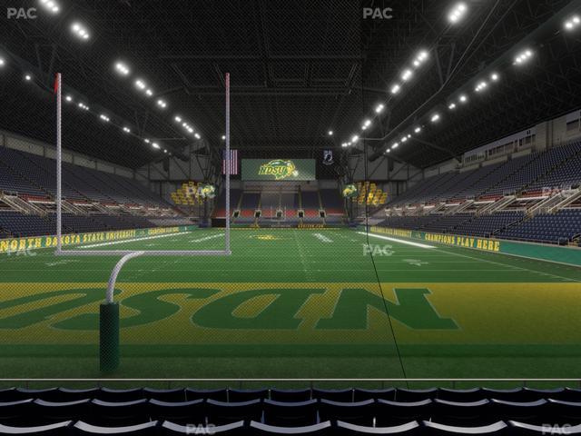 Fargodome - Section Elevated 9 Seat View