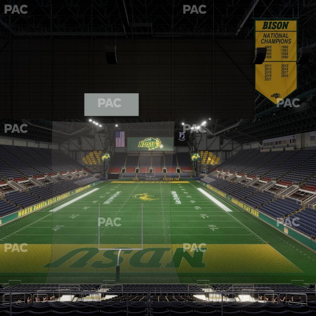 Fargodome - Section Elevated 9 Seat View