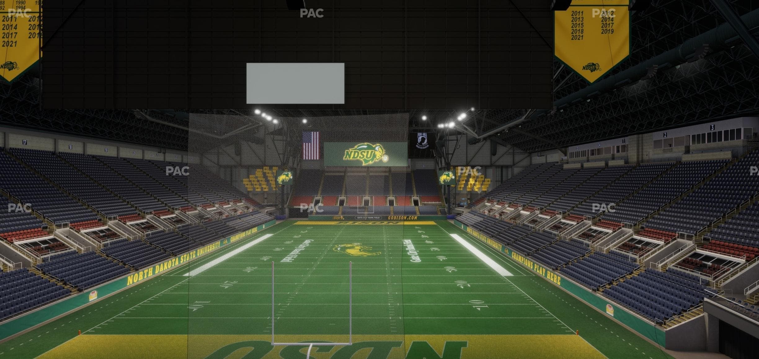 Fargodome - Section Elevated 9 Seat View