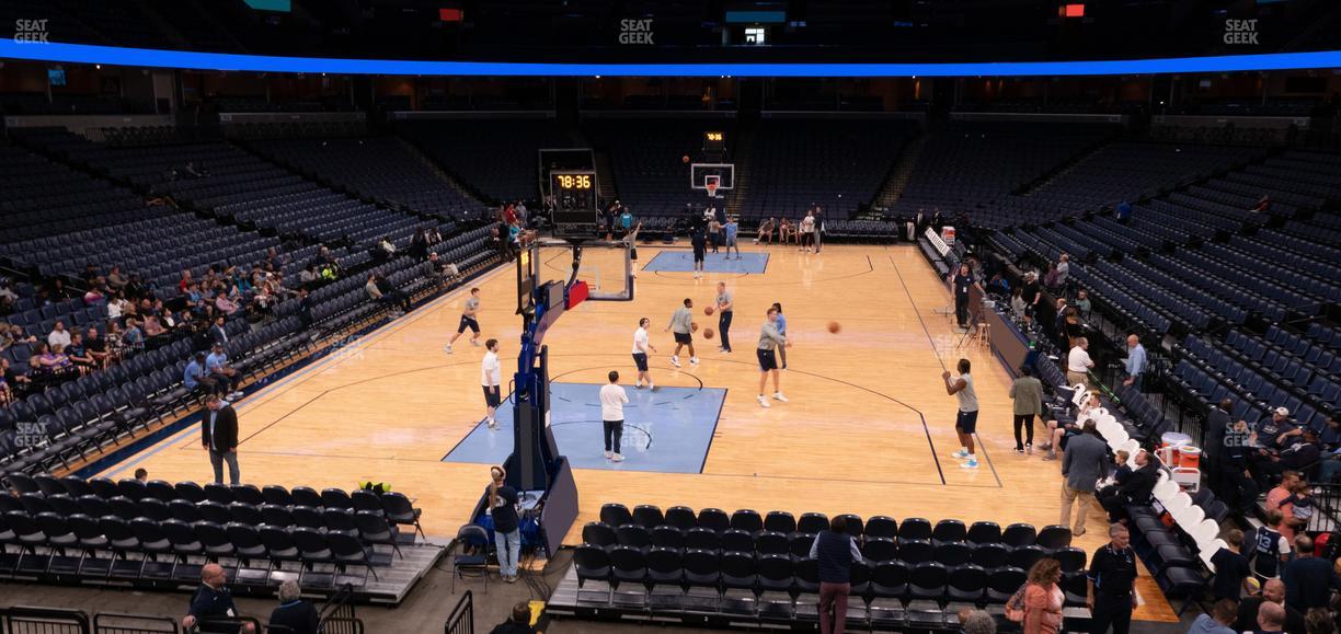 FedExForum - Section 101 Seat View