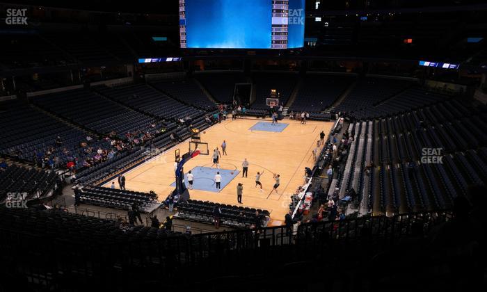 FedExForum - Section 102 Seat View