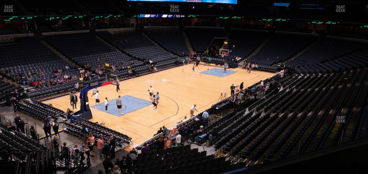 FedExForum - Section 103 A Seat View