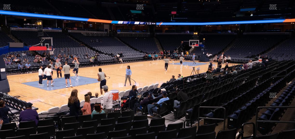 FedExForum - Section 103 Seat View