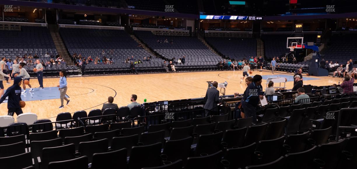 FedExForum - Section 104 Seat View