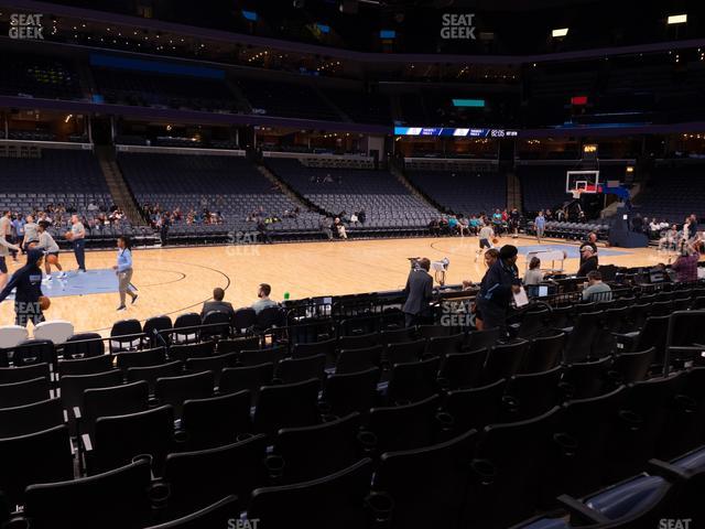 FedExForum - Section 104 Seat View