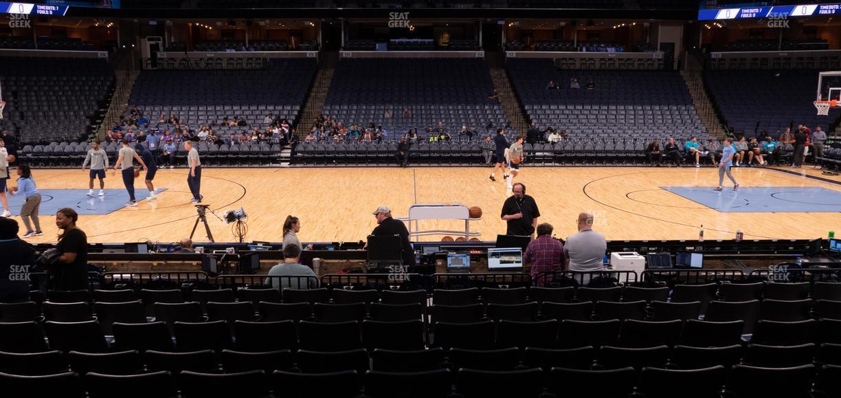 FedExForum - Section 105 Seat View