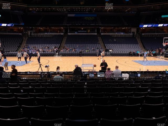 FedExForum - Section 105 Seat View