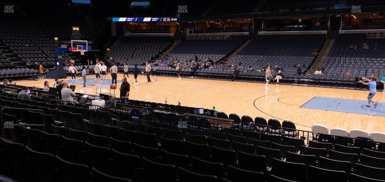 FedExForum - Section 106 Seat View