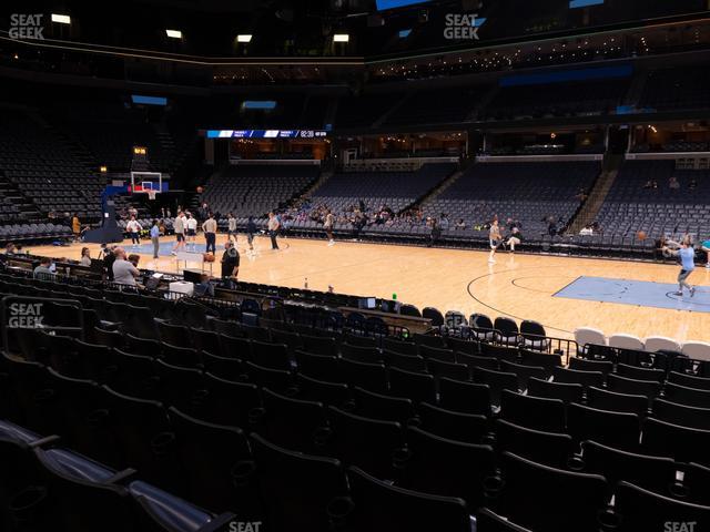 FedExForum - Section 106 Seat View