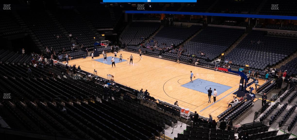 FedExForum - Section 107 A Seat View
