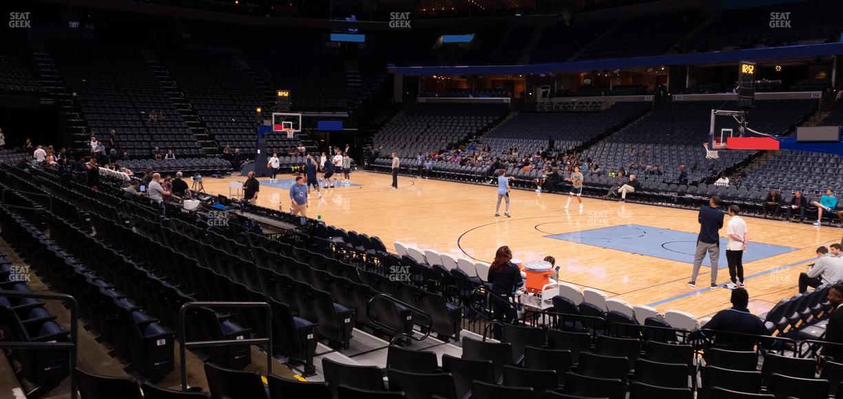 FedExForum - Section 107 Seat View