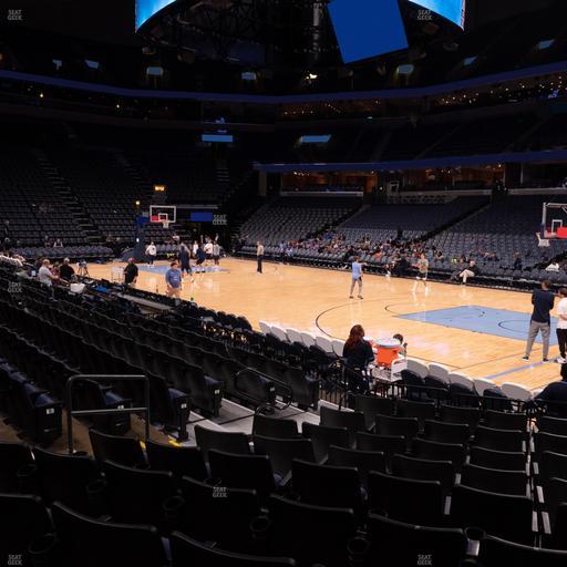 FedExForum - Section 107 Seat View