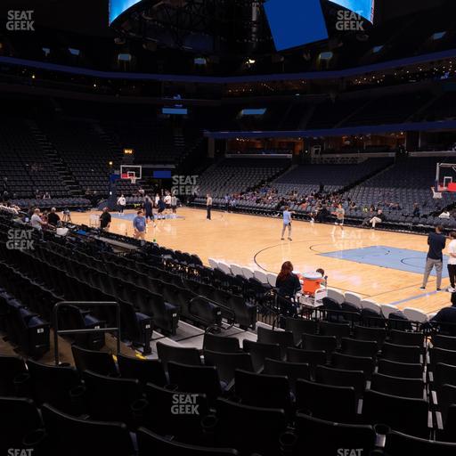 FedExForum - Section 107 Seat View