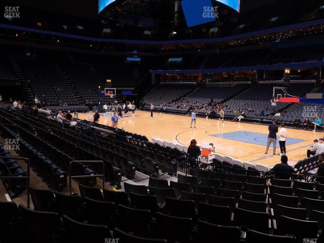 FedExForum - Section 107 Seat View