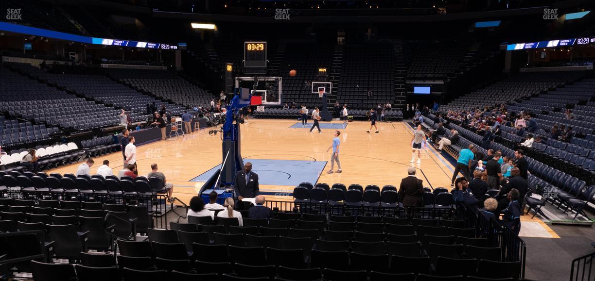 FedExForum - Section 110 Seat View
