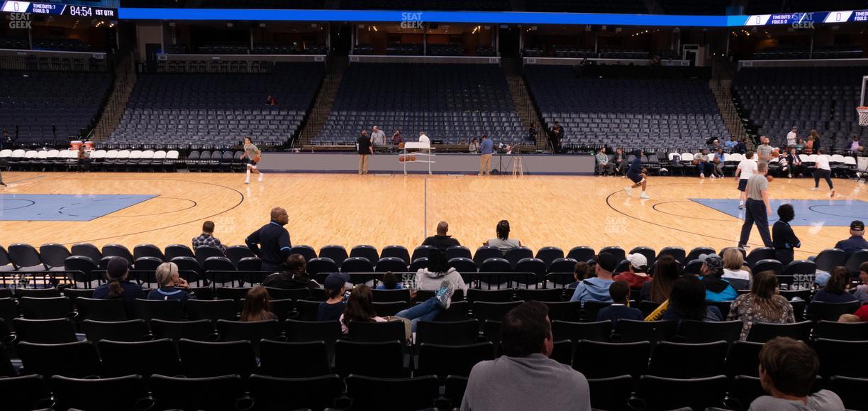 FedExForum - Section 114 Seat View