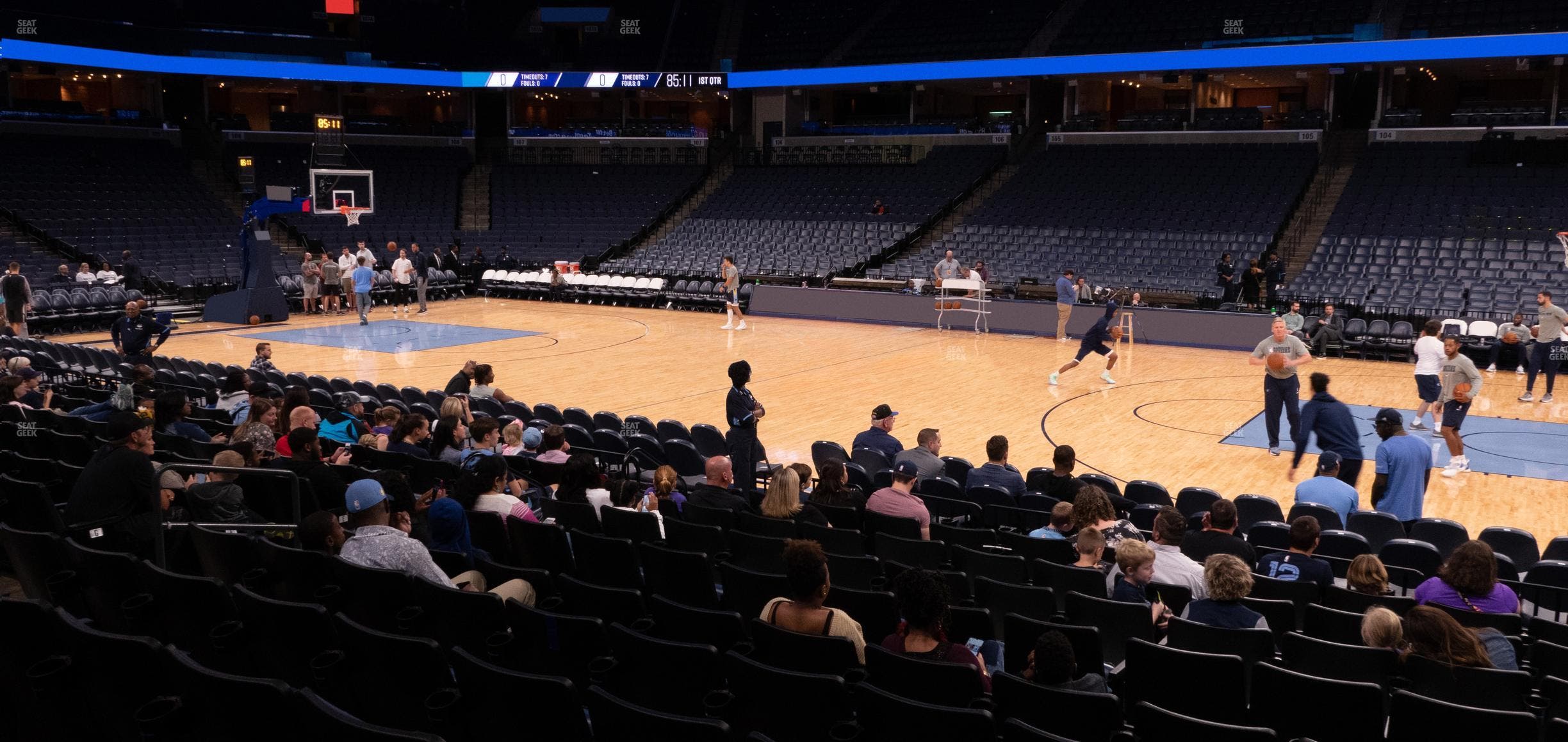 FedExForum - Section 115 Seat View