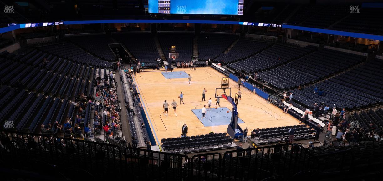FedExForum - Section 117 Seat View