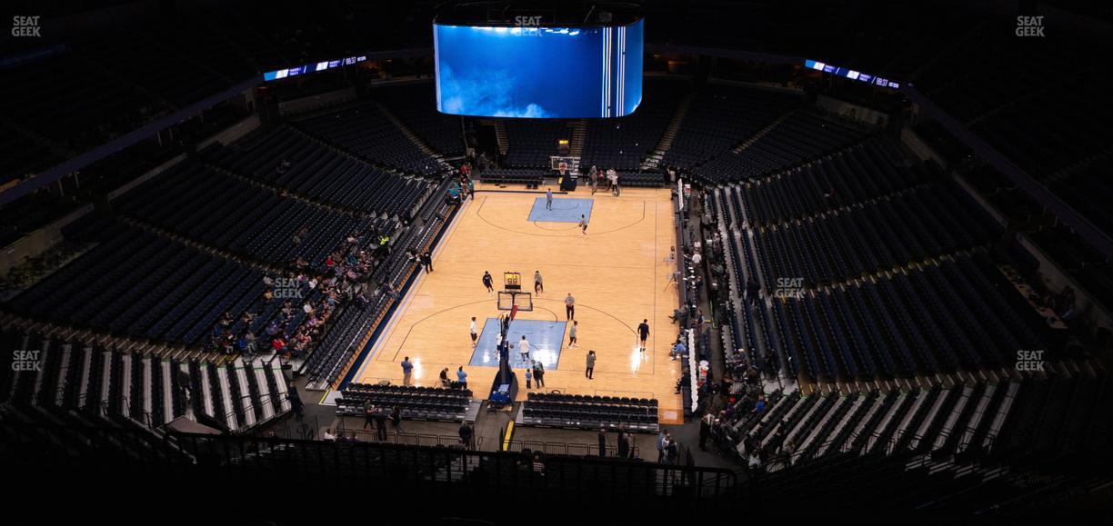 FedExForum - Section 201 Seat View