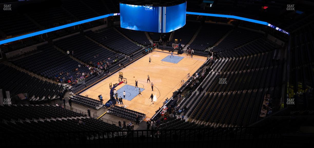 FedExForum - Section 203 Seat View