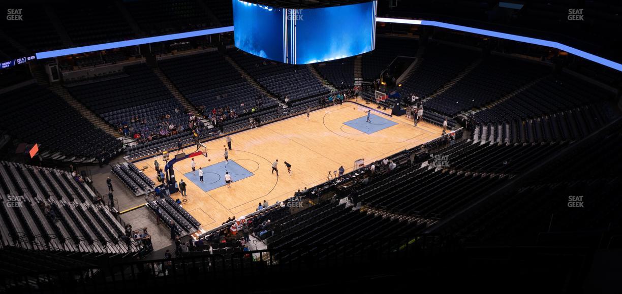 FedExForum - Section 205 Seat View