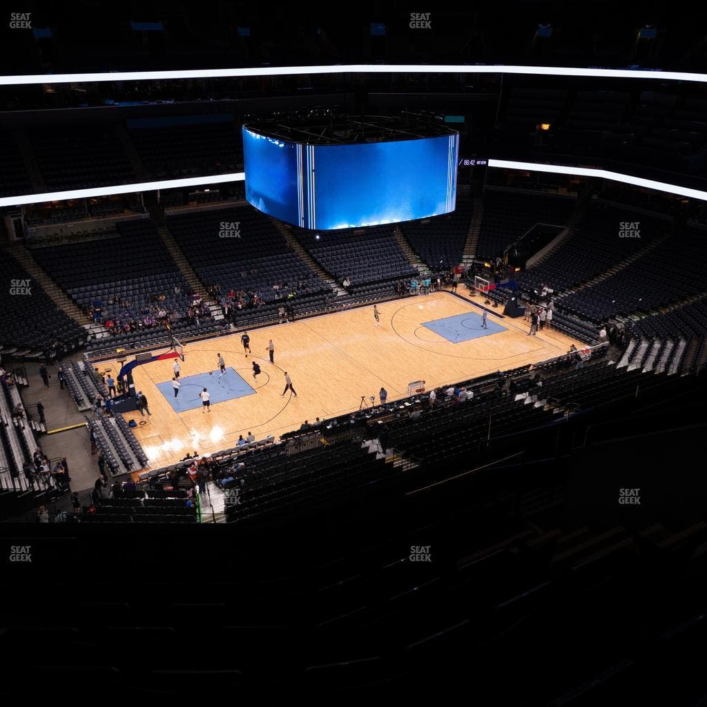 FedExForum - Section 206 Seat View