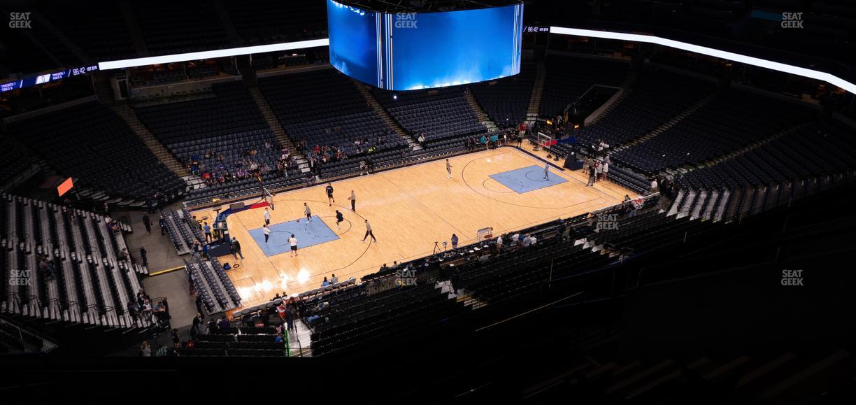 FedExForum - Section 206 Seat View