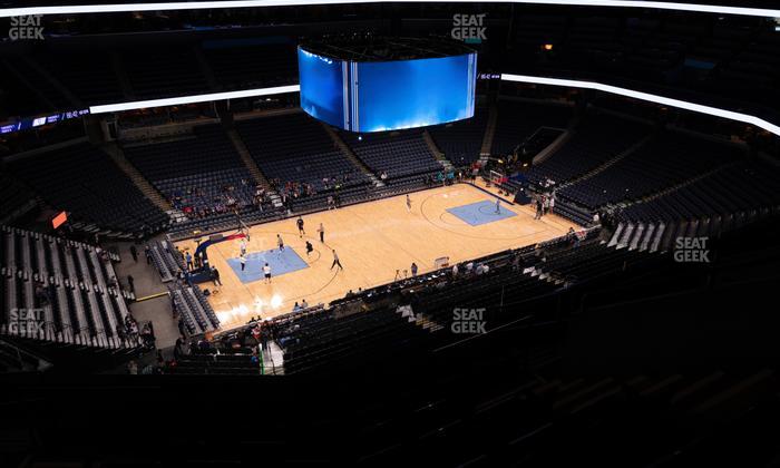 FedExForum - Section 206 Seat View
