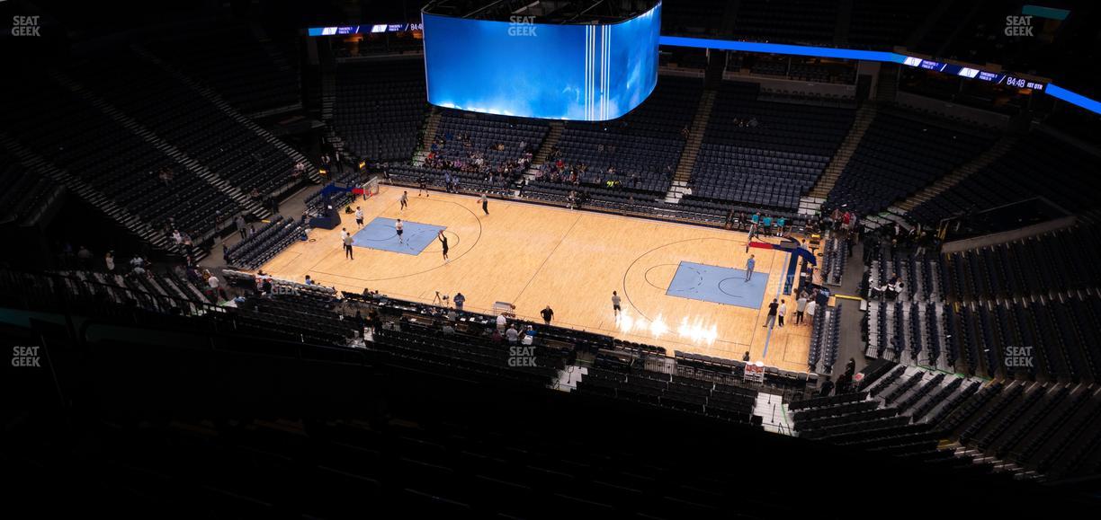FedExForum - Section 210 Seat View