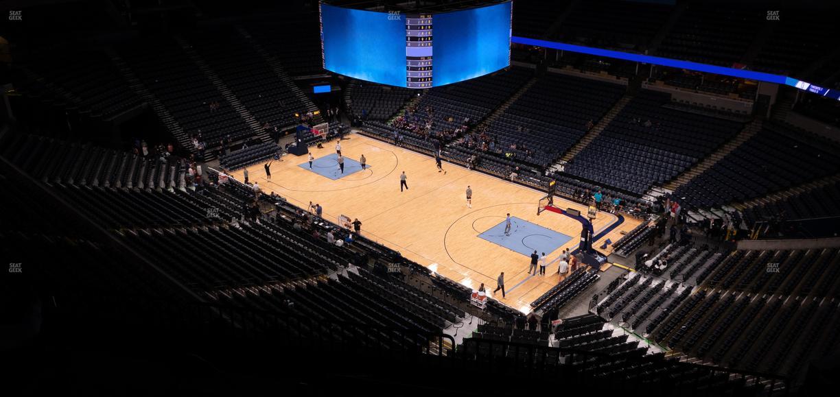 FedExForum - Section 212 Seat View