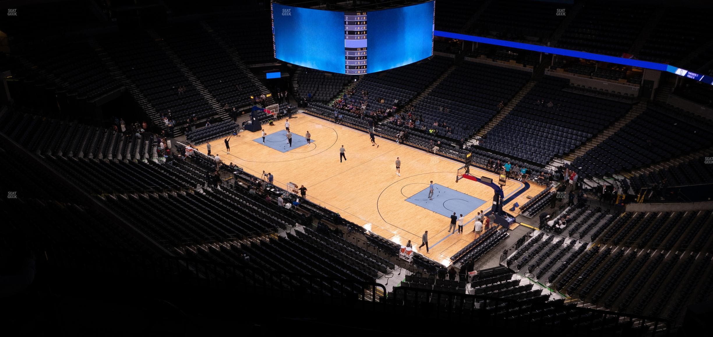 FedExForum - Section 212 Seat View