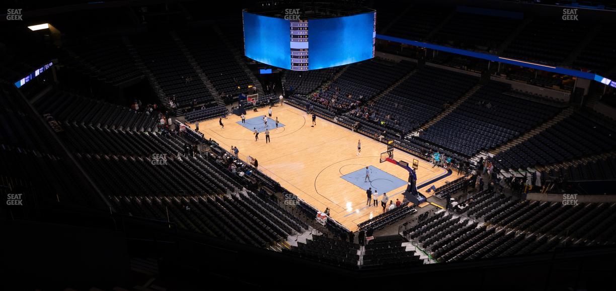 FedExForum - Section 213 Seat View