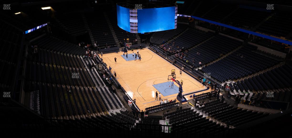 FedExForum - Section 214 Seat View