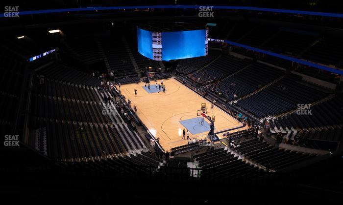 FedExForum - Section 214 Seat View