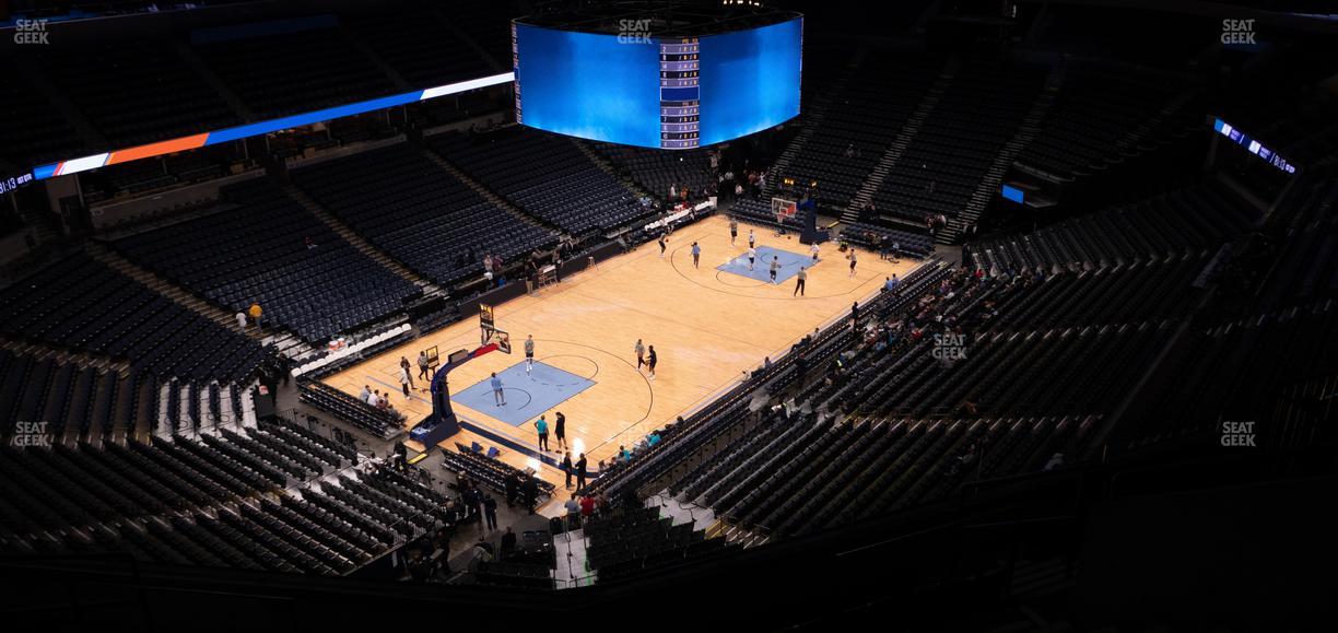 FedExForum - Section 220 Seat View