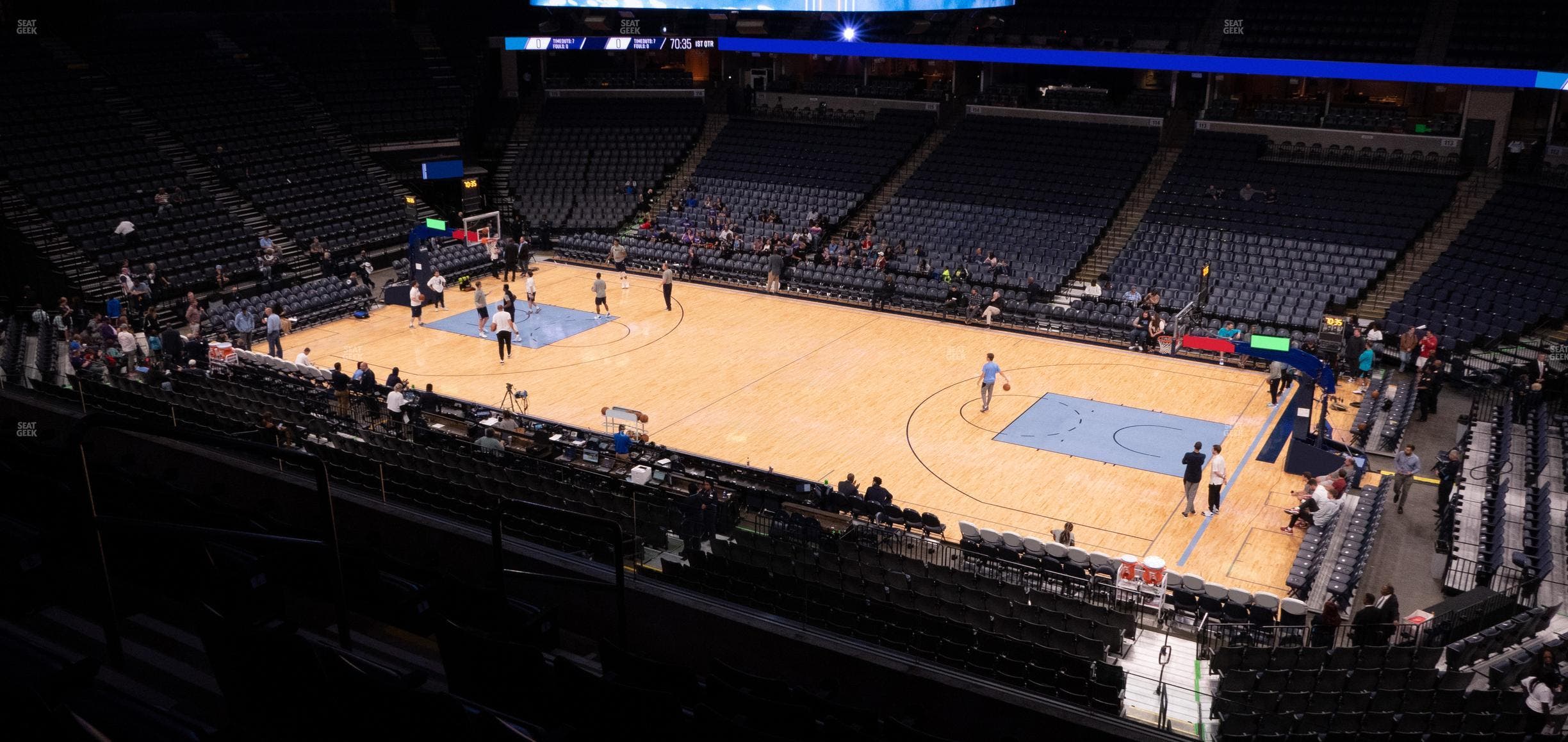 FedExForum - Section Pinnacle Club 6 Seat View