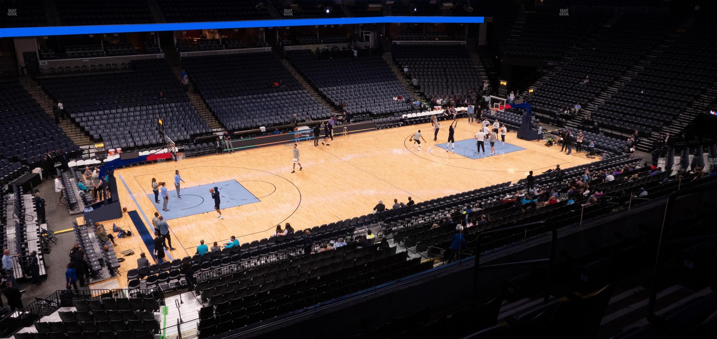 FedExForum - Section Pinnacle Club 9 Seat View