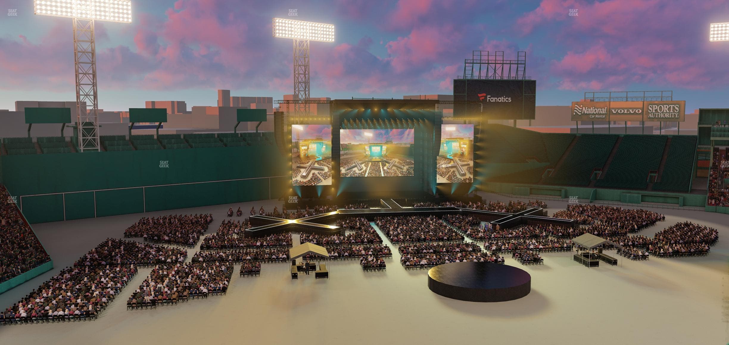 Fenway Park - Section Aura Club 2 Seat View