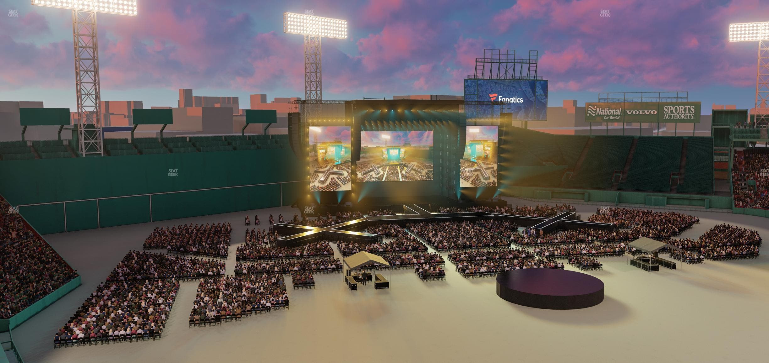 Fenway Park - Section Aura Club 3 Seat View