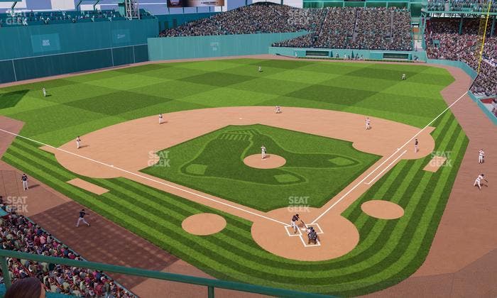 Fenway Park - Section Aura Club 4 Seat View